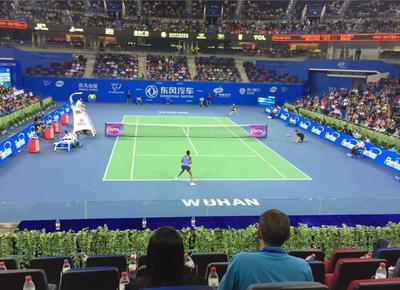 武汉国际网球中心边线屏和环形屏