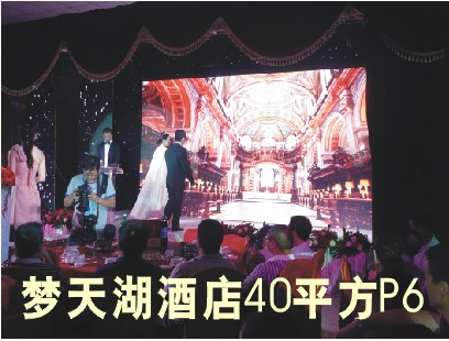 夢(mèng)天湖婚慶屏